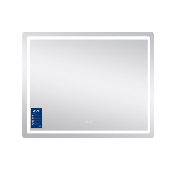Зеркало Qtap Mideya (DC-F910) 1000х800 с LED-подсветкой Touch, с антизапотеванием, диммером QT2078F910W Дзеркало Qtap Mideya (DC-F910) 1000х800 з LED-підсвічуванням Touch, з антизапотіванням, димером QT2078F910W
