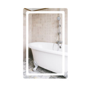 Дзеркало Qtap Mideya (DC-F911) 500х800 з LED-підсвічуванням Touch, з антизапотіванням, димером QT2078F911W Дзеркало Qtap Mideya (DC-F911) 500х800 з LED-підсвічуванням Touch, з антизапотіванням, димером QT2078F911W