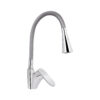 Смеситель для кухни Lidz Tani 007F3 с гибким изливом (k40) LDTAN007F3GCR31869 Chrome/Grey Змішувач для кухні Lidz Tani 007F3 з гнучким виливом (k40) LDTAN007F3GCR31869 Chrome/Grey