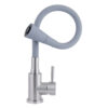 Смеситель для кухни Lidz Aria 015F31 с гибким изливом (k35) LDARI015F31GNK31871 Grey / Nickel Змішувач для кухні Lidz Aria 015F31 з гнучким виливом (k35) LDARI015F31GNK31871 Grey / Nickel