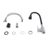Смеситель для кухни Lidz Aria 015F31 с гибким изливом (k35) LDARI015F31BNK31872 Black / Nickel Змішувач для кухні Lidz Aria 015F31 з гнучким виливом (k35) LDARI015F31BNK31872 Black / Nickel