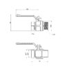 Кран кульовий Icma 1" 1/4 прямий №352 Кран кульовий Icma 1" 1/4 прямий №352