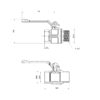 Кран кульовий Icma 1" 1/2 прямий №352 Кран кульовий Icma 1" 1/2 прямий №352