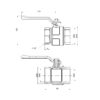Кран кульовий Icma 1" 1/2 прямий №350 Кран кульовий Icma 1" 1/2 прямий №350