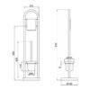 Ёршик Lidz Oreo 0507 напольный (матовое стекло) LDORE0507CRM32480 Chrome Йоржик Lidz Oreo 0507 підлоговий (матове скло) LDORE0507CRM32480 Chrome
