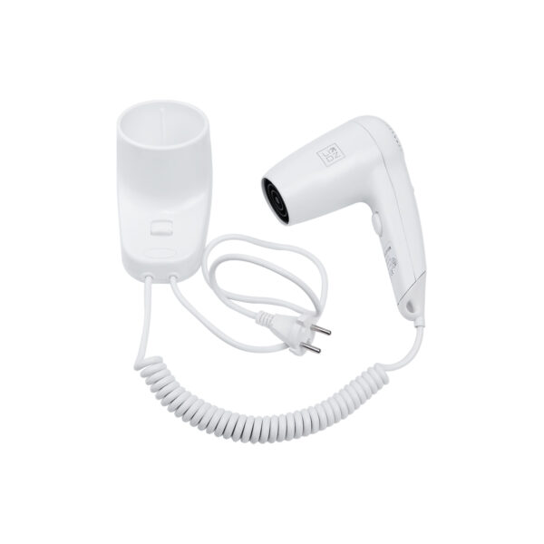 Фен с держателем Lidz Tarnow 0191 1100 Вт LDTAR0191WHI32510 White Фен з тримачем Lidz Tarnow 0191 1100 Вт LDTAR0191WHI32510 White