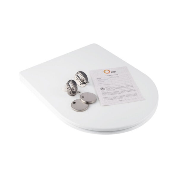 Сидіння для унітаза Qtap (Jay 520,640, Swan 520,640) з мікроліфтом Slim QT1699SC5176W Сидіння для унітаза Qtap (Jay 520,640, Swan 520,640) з мікроліфтом Slim QT1699SC5176W