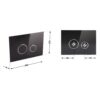 Панель змиву для унітаза Qtap Nest QT0111V1163GB