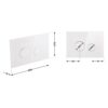 Панель змиву для унітаза Qtap Nest QT0111V1164GW