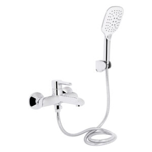 Смеситель для ванны Qtap Grand (с душевым гарнитуром) QTGRACRM006 Chrome Змішувач для ванни Qtap Grand (з душовим гарнітуром) QTGRACRM006 Chrome