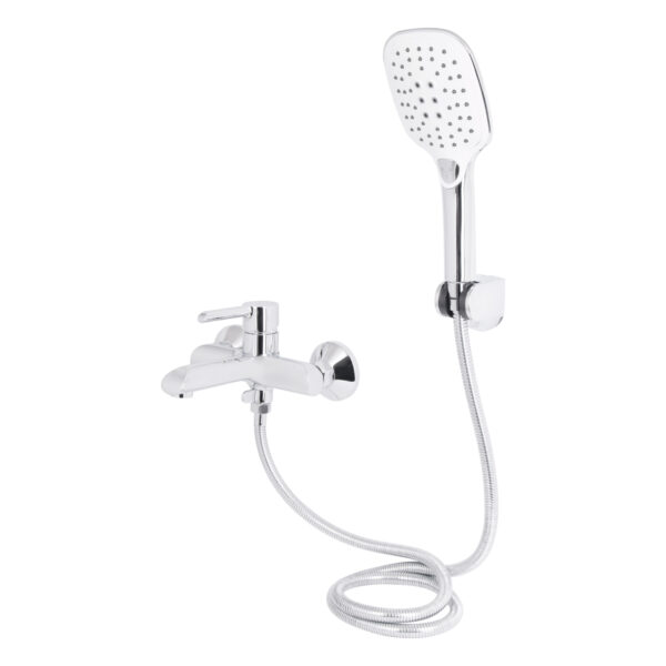 Смеситель для ванны Qtap Grand (с душевым гарнитуром) QTGRACRM006 Chrome Змішувач для ванни Qtap Grand (з душовим гарнітуром) QTGRACRM006 Chrome