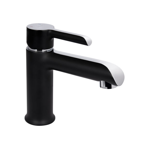 Змішувач для раковини Qtap Grand QTGRABCR001F Chrome/Black Змішувач для раковини Qtap Grand QTGRABCR001F Chrome/Black