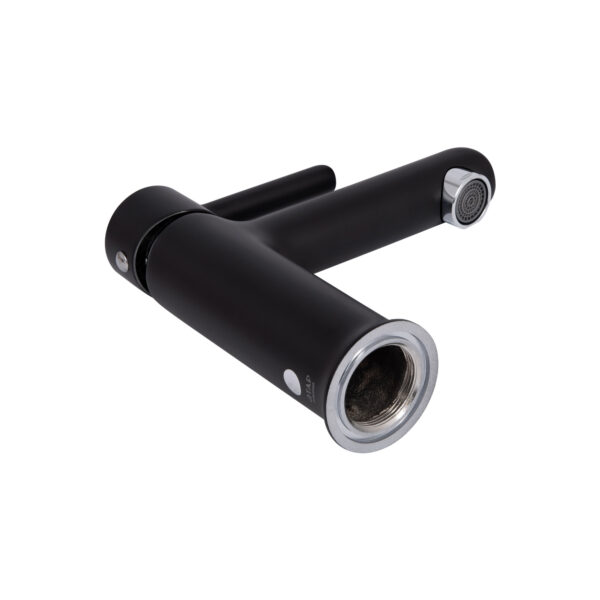 Змішувач для раковини Qtap Grand QTGRABCR001F Chrome/Black Змішувач для раковини Qtap Grand QTGRABCR001F Chrome/Black