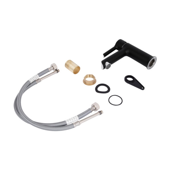 Змішувач для раковини Qtap Grand QTGRABCR001F Chrome/Black Змішувач для раковини Qtap Grand QTGRABCR001F Chrome/Black