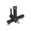 Змішувач для ванни Qtap Grand (з душовим гарнітуром) QTGRABCR006 Chrome/Black