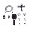 Змішувач для ванни Qtap Grand (з душовим гарнітуром) QTGRABCR006 Chrome/Black