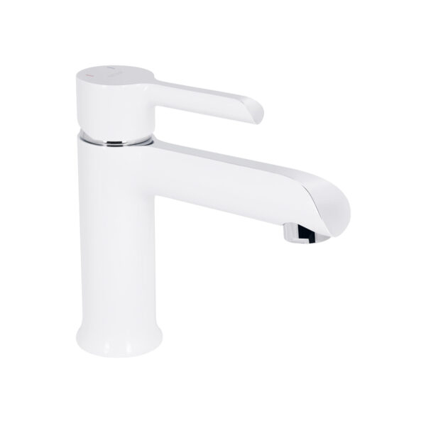 Змішувач для раковини Qtap Grand QTGRAWCR001F Chrome/White Змішувач для раковини Qtap Grand QTGRAWCR001F Chrome/White