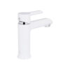 Змішувач для раковини Qtap Grand QTGRAWCR001F Chrome/White Змішувач для раковини Qtap Grand QTGRAWCR001F Chrome/White
