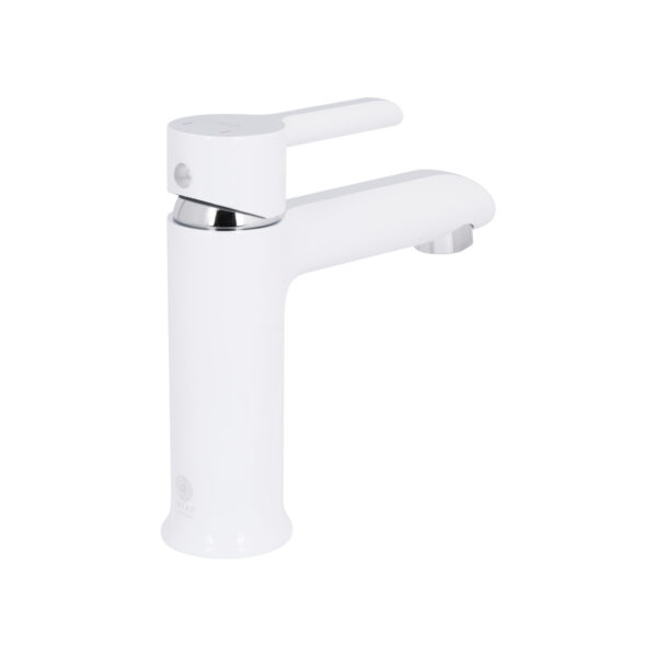 Змішувач для раковини Qtap Grand QTGRAWCR001F Chrome/White Змішувач для раковини Qtap Grand QTGRAWCR001F Chrome/White