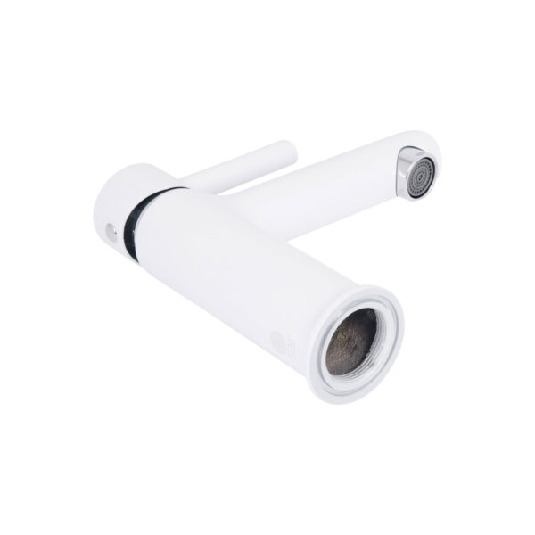 Змішувач для раковини Qtap Grand QTGRAWCR001F Chrome/White Змішувач для раковини Qtap Grand QTGRAWCR001F Chrome/White