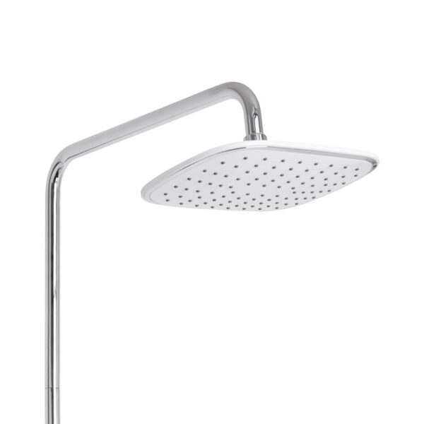 Душова система універсальна Qtap Grand на три споживачі (з виливом) QTGRAWCR1004 Chrome/White