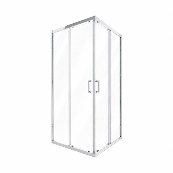Душевая кабина Qtap Taurus CRM1099SC6 90х90 см, стекло Clear 6 мм покрытие CalcLess, без поддона Душова кабіна Qtap Taurus CRM1099SC6 90х90 см, скло Clear 6 мм покриття CalcLess, без піддона