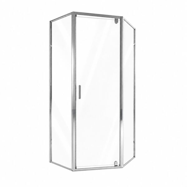 Душова кабіна Qtap Leo CRM10995-AC6 90х90 см, скло Clear, CalcLess, 6 мм без піддона
