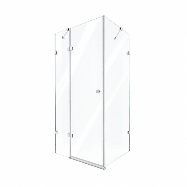Душова кабіна Qtap Capricorn CRM1018RC6 100х80 см, скло Clear 6 мм, CalcLess, без піддона Душова кабіна Qtap Capricorn CRM1018RC6 100х80 см, скло Clear 6 мм, CalcLess, без піддона
