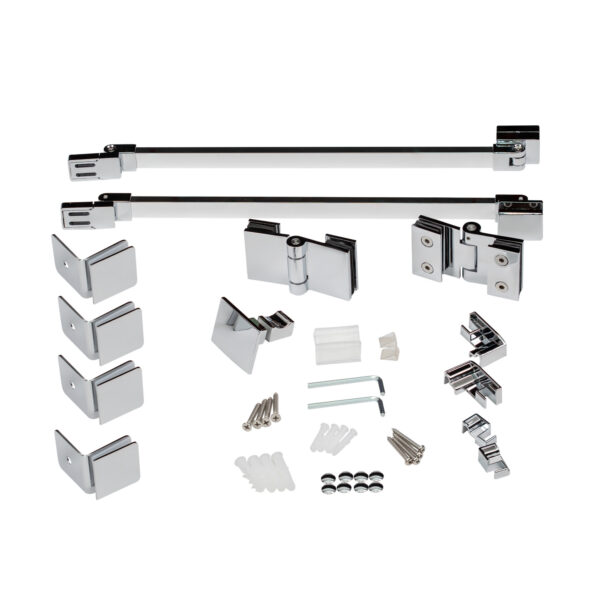 Душова кабіна Qtap Capricorn CRM1018RC6 100х80 см, скло Clear 6 мм, CalcLess, без піддона Душова кабіна Qtap Capricorn CRM1018RC6 100х80 см, скло Clear 6 мм, CalcLess, без піддона
