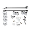 Душова кабіна Qtap CAPRICORN CRM1011SC6 100х100 см, скло Clear 6 мм, CalcLess, без піддона Душова кабіна Qtap CAPRICORN CRM1011SC6 100х100 см, скло Clear 6 мм, CalcLess, без піддона