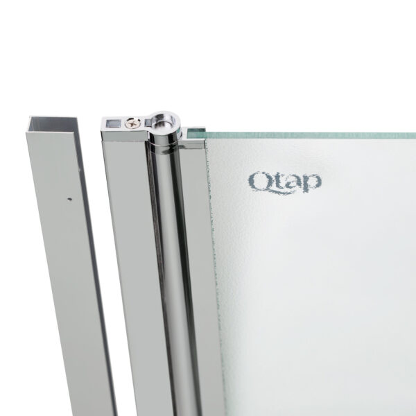 Штора на ванну Qtap Standard CRM407513APL скло Pear 6 мм, 75х140 см, ліва Штора на ванну Qtap Standard CRM407513APL скло Pear 6 мм, 75х140 см, ліва