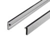 Душові двері в нішу Qtap Taurus CRM201-11.C6 97-108x200 см, скло Clear 6 мм, покриття CalcLess