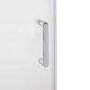 Душові двері в нішу Qtap Taurus CRM201-11.C6 97-108x200 см, скло Clear 6 мм, покриття CalcLess