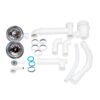 Кухонная мойка с дополнительной чашей Lidz 780x495/200 BLA-03 (LIDZBLA03780495200) Кухонна мийка з додатковою чашею Lidz 780x495/200 BLA-03 (LIDZBLA03780495200)