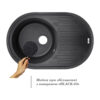 Кухонная мойка Lidz 780x500/200 BLA-03 (LIDZBLA03780500200) Кухонна мийка Lidz 780x500/200 BLA-03 (LIDZBLA03780500200)