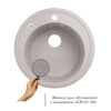 Кухонна мийка Lidz D510/200 GRA-09 (LIDZGRA09D510200) Кухонна мийка Lidz D510/200 GRA-09 (LIDZGRA09D510200)