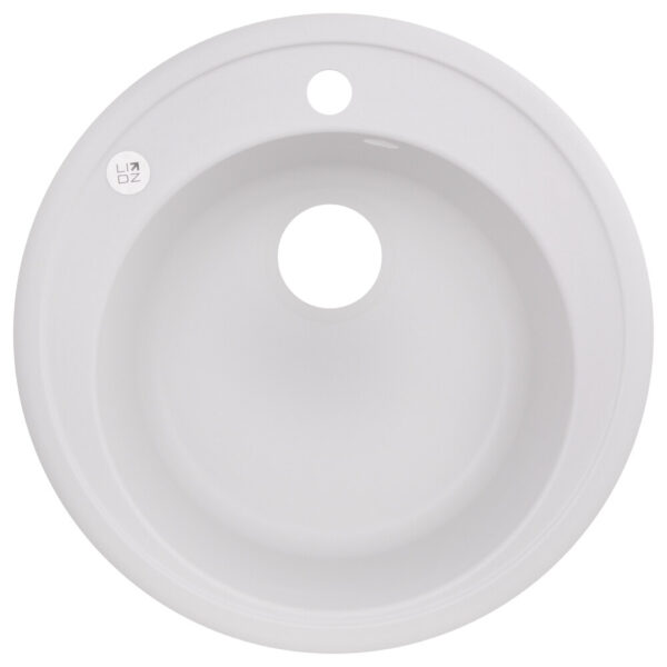 Кухонна мийка Lidz D510/200 WHI-01 (LIDZWHI01D510200) Кухонна мийка Lidz D510/200 WHI-01 (LIDZWHI01D510200)