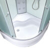 Гідромасажний бокс Lidz Tani SBM90x90.SAT.HIGH.FR, скло Frost 4 мм
