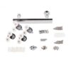 Душевая дверь в нишу Lidz Aria SD100x185.CRM.FR, стекло Frost 5 мм Душові двері в нішу Lidz Aria SD100x185.CRM.FR, скло Frost 5 мм