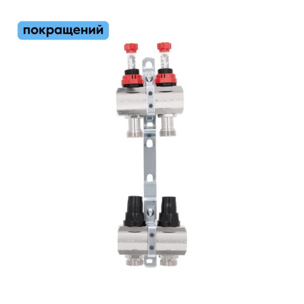 Колектор з витратомірами Thermo Alliance Forte 1" 2 виходи SF001W2 Колектор з витратомірами Thermo Alliance Forte 1" 2 виходи SF001W2