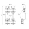 Колектор з витратомірами Thermo Alliance Forte 1" 4 виходи SF001W4 Колектор з витратомірами Thermo Alliance Forte 1" 4 виходи SF001W4