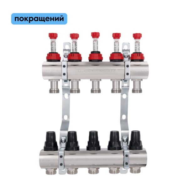 Колектор з витратомірами Thermo Alliance Forte 1" 5 виходів SF001W5 Колектор з витратомірами Thermo Alliance Forte 1" 5 виходів SF001W5