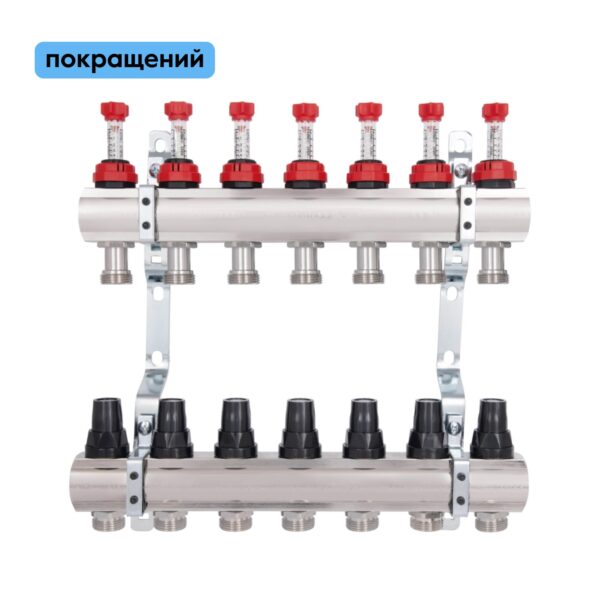 Колектор з витратомірами Thermo Alliance Forte 1" 7 виходів SF001W7 Колектор з витратомірами Thermo Alliance Forte 1" 7 виходів SF001W7