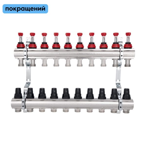 Колектор з витратомірами Thermo Alliance Forte 1" 10 виходів SF001W10 Колектор з витратомірами Thermo Alliance Forte 1" 10 виходів SF001W10
