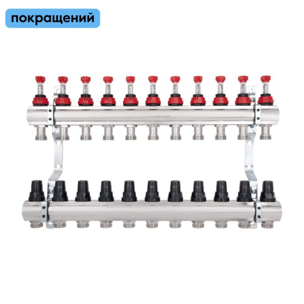 Колектор з витратомірами Thermo Alliance Forte 1" 11 виходів SF001W11 Колектор з витратомірами Thermo Alliance Forte 1" 11 виходів SF001W11