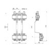 Колектор Thermo Alliance Forte 1" 3 виходи SF002W3 Колектор Thermo Alliance Forte 1" 3 виходи SF002W3
