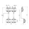 Колектор Thermo Alliance Forte 1" 4 виходи SF002W4 Колектор Thermo Alliance Forte 1" 4 виходи SF002W4