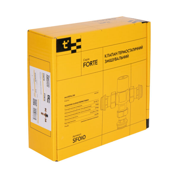 Змішувач термостатичний Thermo Alliance Forte 3/4" SF010W20 Змішувач термостатичний Thermo Alliance Forte 3/4" SF010W20