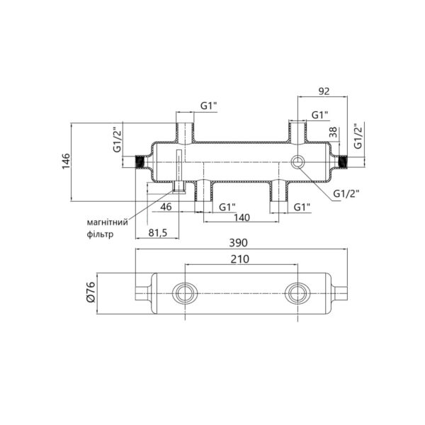 Гідрострілка Thermo Alliance Forte 1" 50 кВт SF29350 Гідрострілка Thermo Alliance Forte 1" 50 кВт SF29350