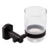 Склянка з тримачем Qtap Liberty настінна QTLIBBLM1158 Black Склянка з тримачем Qtap Liberty настінна QTLIBBLM1158 Black